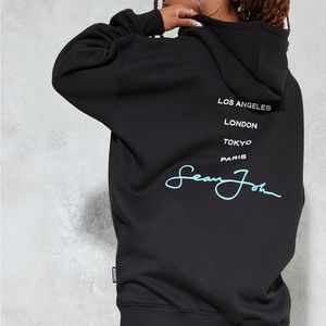 SJXMG PLUS OVRSZ BLLN SLV HOODY
DRESS
BLACK